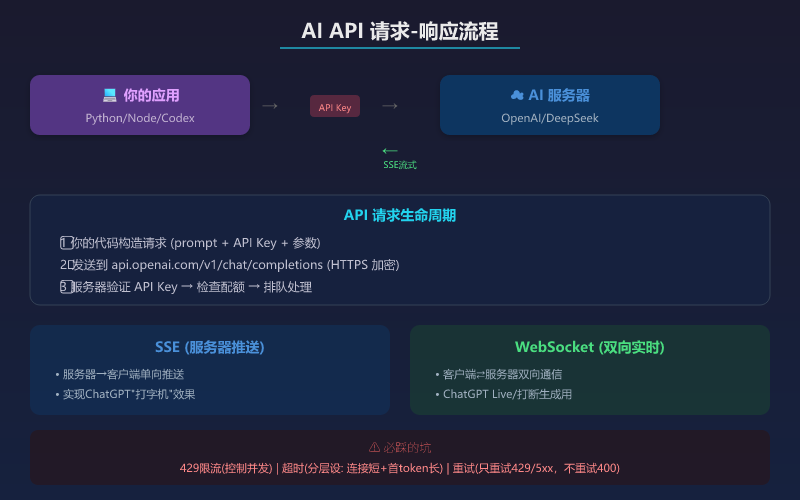 AI API 请求-响应流程
