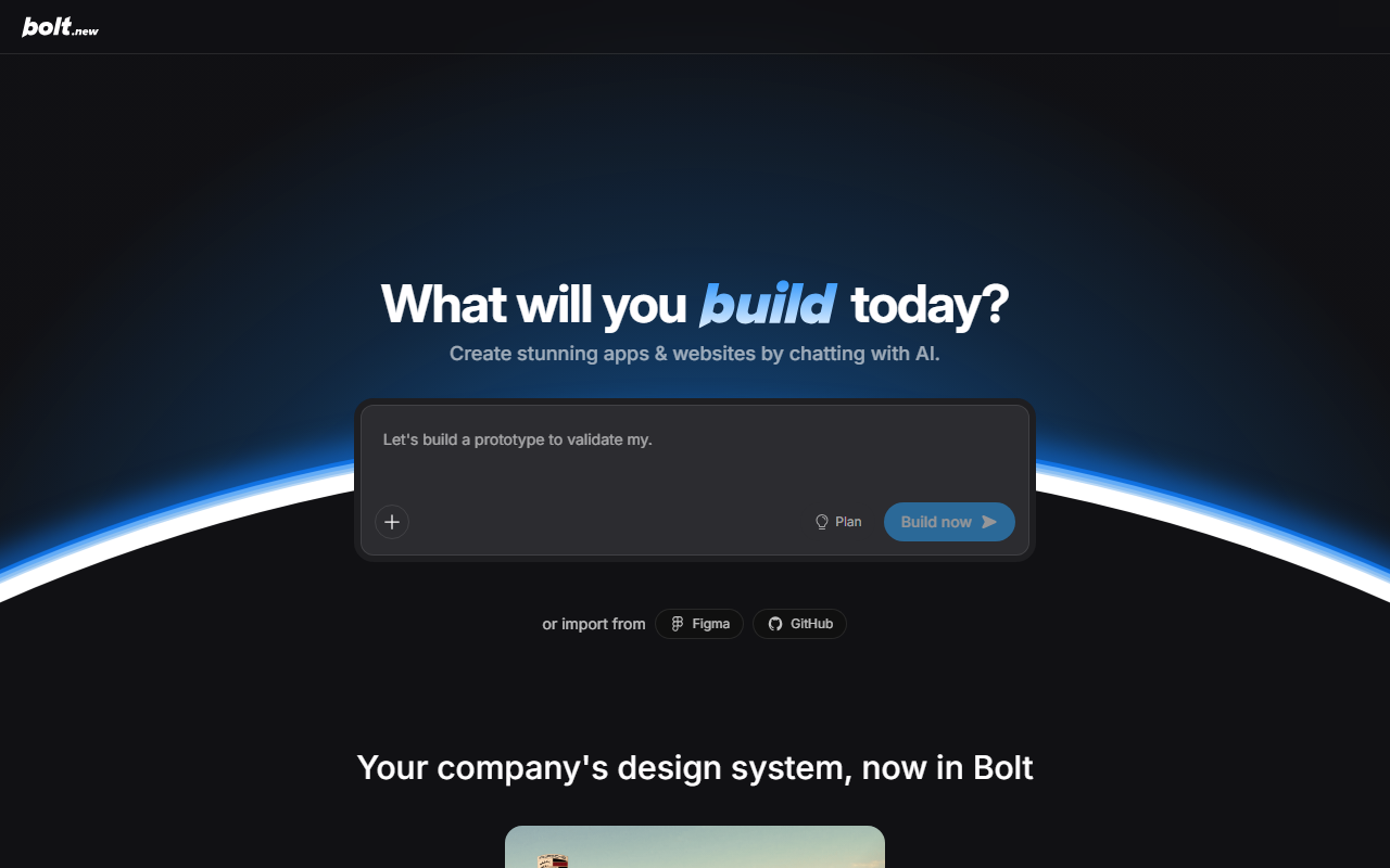 Bolt 界面截图
