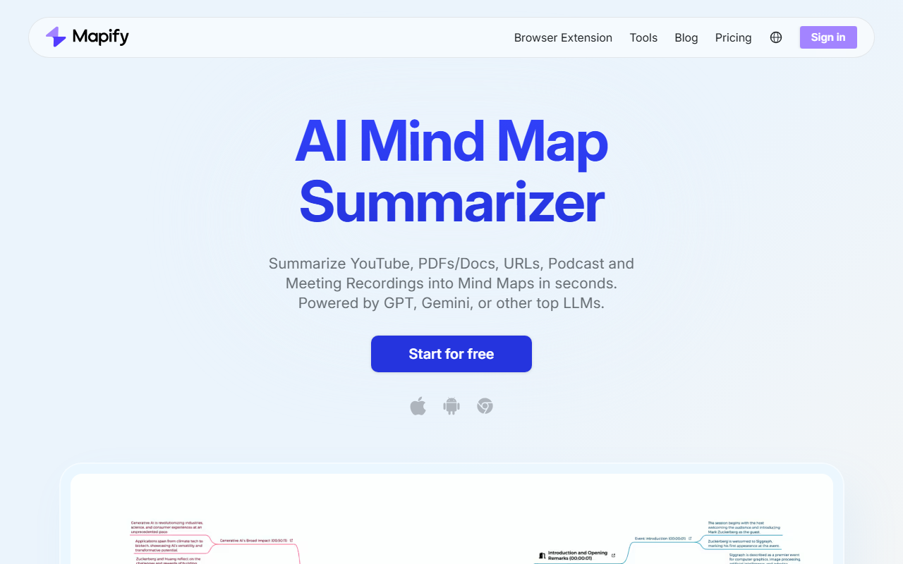 Mapify 界面截图