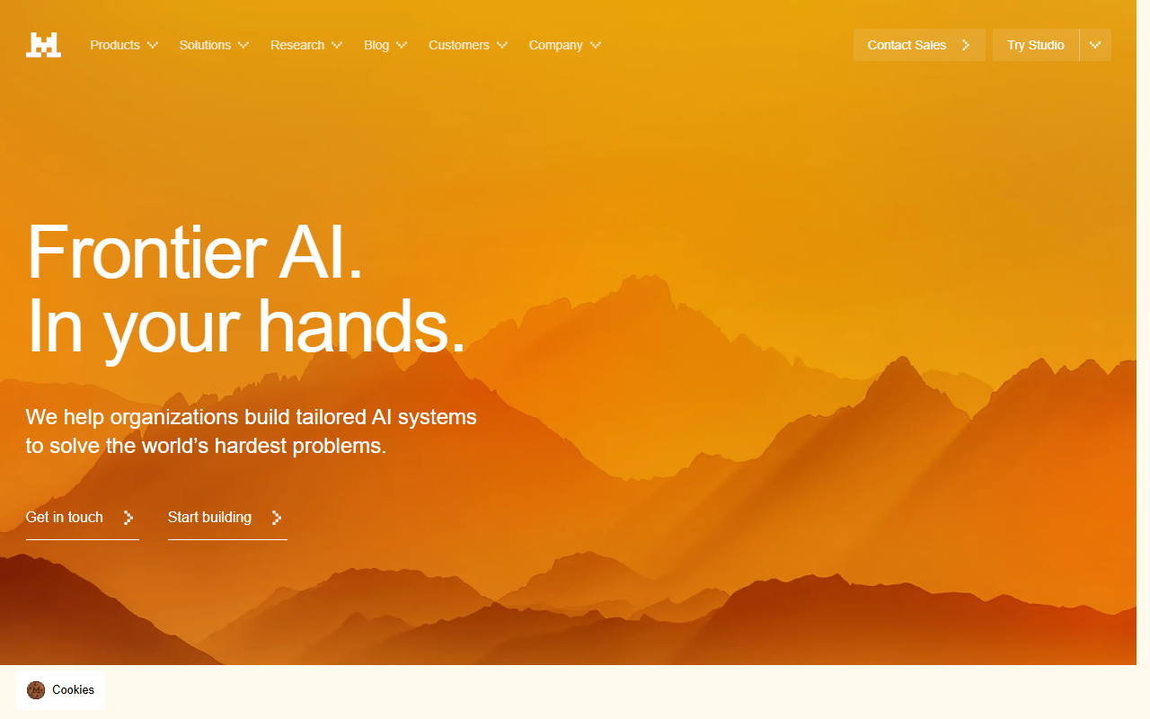 Mistral AI 界面截图