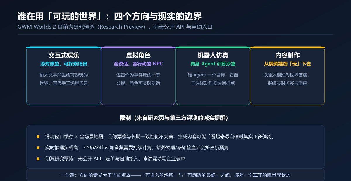 谁在用「可玩的世界」：四个方向与现实的边界